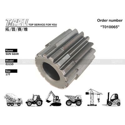 Acciaio nero di qualità 165-5793 E315C Excavator Travel 2 Stage Reducer Sun Gear