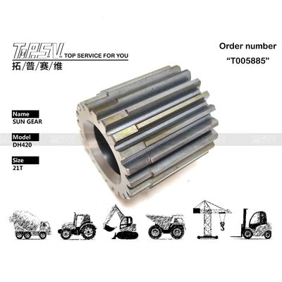 Durabilità Acciaio nero DH420-7 Excavator Travel 2 Stage Sun Gear Drive Motor Per l'azionamento del motore idraulico