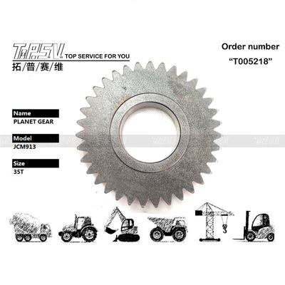 Colore nero JCM913 Escavatore Viaggio 1st Stage Planetary Gear con trattamento termico e tecnica di forgiatura