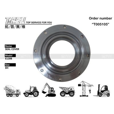 099-0235 E120B Coperchio di guarnizione a oscillazione per escavatore Parti di ricambio Elettronica Parti Trattamento termico Resistenza all'usura