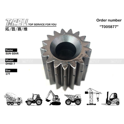 Ingranaggio solare resistente per traslazione escavatore DH60-7 a 2 stadi, facile da installare