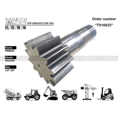 SY245H Swing Pinion di escavatore Parti di ricambio elettronica Parti resistenti all'usura per macchine