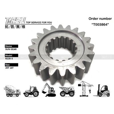 XKAQ-00010 Parti motore solare a 1 stadio per rotazione escavatore R220-5 ad alta precisione in sacchetto sigillato per imballaggio di trasporto