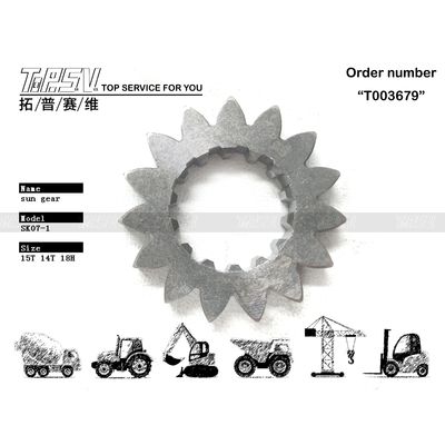 Ingranaggio solare a 1 stadio per rotazione escavatore ad alta precisione per sistema di trasmissione escavatore, in forte richiesta