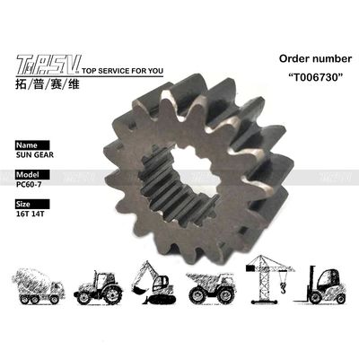 Ingranaggio solare di traslazione per escavatore PC60-7 ad alta durata con disponibilità e azionamento motore idraulico