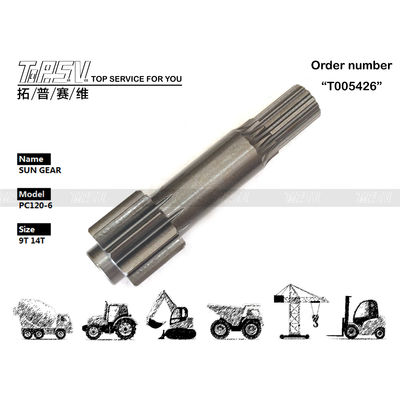 Bolsone in vendita Colore nero PC120-6 Escavatore Viaggio 1 Stadio Parti di attrezzatura solare per imballaggi di trasporto