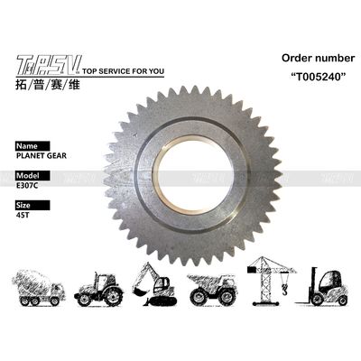 307-4159 Tecnica di forgiatura e bassa manutenzione E307C Escavatore Viaggio 1st Stage Planet Reducer Parti di ingranaggi per prestazioni