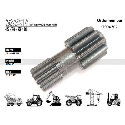 Ingranaggio solare di traslazione per escavatore HD450 per vari modelli di escavatore Compatibilità con la manutenzione dell'olio per ingranaggi nel sistema di trasmissione dell'escavatore