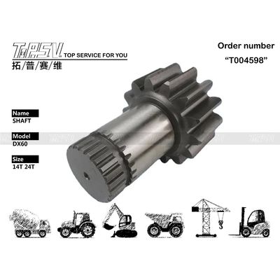 Parti del pignone di rotazione dell'escavatore in acciaio DX60 e pronte per la spedizione immediata