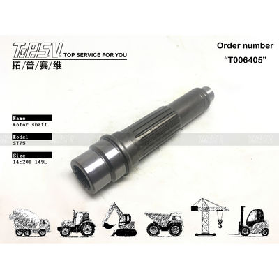 Motorizzazione idraulica SY75-9 Excavator Travel Motor Shaft Il componente finale per un sistema di trasmissione liscio dell'escavatore