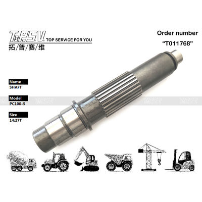 Alta precisione PC100-5 Excavator Travel Motor Shaft per escavatore in nero dal motore idraulico