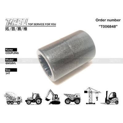 TZ800A1015-00 Hydraulic Drive PC60-6 Excavator Final Drive Motor Coupling Wear And Tear Resistant for Demanding Applications