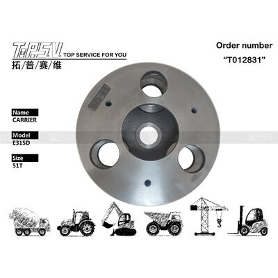 Riduttore planetario 165-5796 E315D per escavatore, portante planetaria a 2 stadi compatibile con marche e modelli di escavatori, imballaggio per il trasporto in sacchetto sigillato, prestazioni durevoli