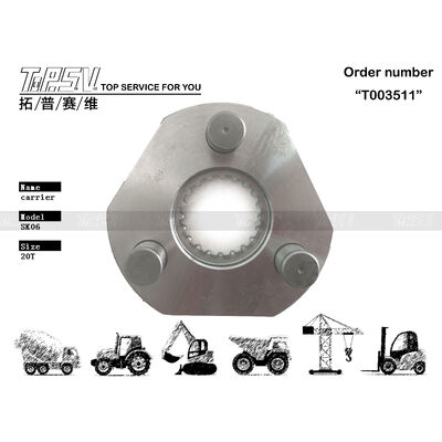 2413N459F1 Compatibile con SK06 Escavatore Swing 1 Stage Carrier Device Design robusto per la mobilità dell'escavatore Dimensione dell'imballaggio Dipende dal tipo di imballaggio