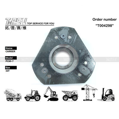201-26-71130 Motore idraulico PC60-7 Swing escavatore 2 stadi Portatore Nero Colore Meccanismo oscillante Parte adatta a vari modelli di escavatore