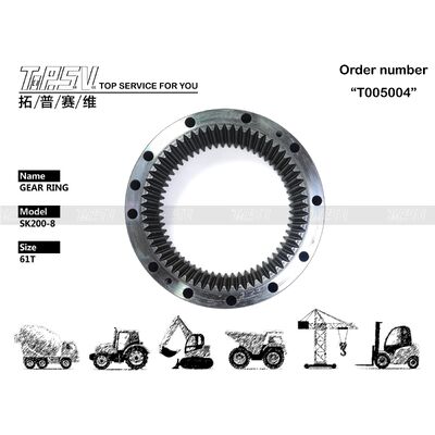 YN32W01056P1 SK200-8 Anello di ingranaggio oscillante per escavatore