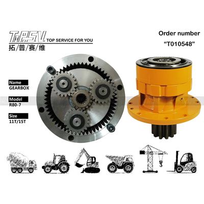 Assemblaggio del motore finale dell'escavatore nero con colori personalizzati R80-7 31N110140