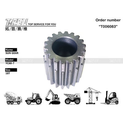 SK55 Excavator Travel 2Stage Custom Final Drive Gears per una facile installazione della macchina
