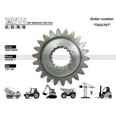 DH150-7 Escavatore Acciaio Sun Gear In Transmission Swing 1Stage 404-00066