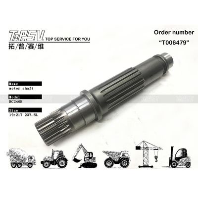 Ritenuta all'usura, trattata termicamente EC240B Escavatore di viaggio, motore idraulico, albero di azionamento VOE14621702