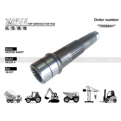 SK220-3 Excavator Travel Final Drive Shaft 2441U739S1 con acciaio forgiato