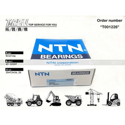 708-8H-12141 4T-32207 Cuscinetti a rulli conici per escavatori con trattamento termico