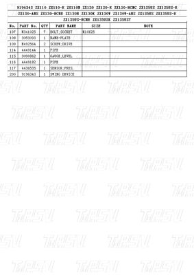 Bolt On Steel Planetary Excavator Swing Gearbox Drive Catalogo 9196343 ZX120