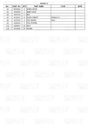 EX220-2 Reduttore planetario escavatore Travel Drive Catalogo 9091682 9116394 9116395