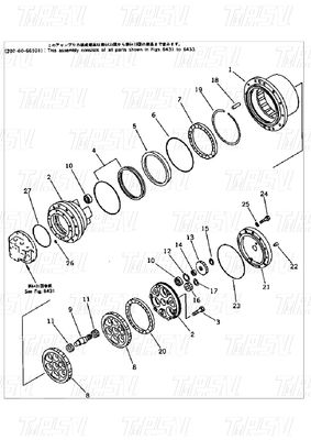 Swing di escavatore idraulico Travel Drive Catalog Gears