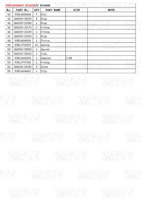 Colori personalizzati VOE14608847 Excavator Travel Drive Catalog Gear Box Bolt-on Installazione e prestazioni migliori