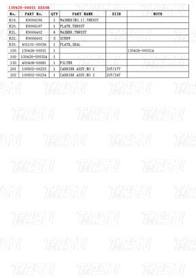 130426-00031 DX60R Swing Drive catalogo nero colore di fabbrica Swing Motor idraulico Motor Drive