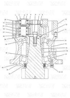 Bolt su scavatore idraulico Swing Drive Catalogo per una rotazione liscia