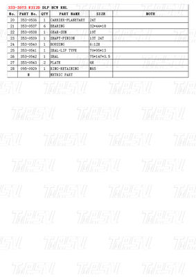 Catalogo per diversi modelli OEM