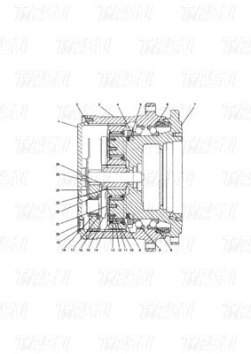 Bolt sull'installazione 136-2850 E315B Excavator Travel Drive Catalog Motor con riduttore planetario