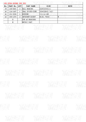 Black Hydraulic 191-3234 E320B Escavatore Travel Drive Catalogo Motore per riparazioni di attrezzature pesanti