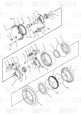 191-2682 E325C Escavatore Travel Drive Catalogo Assemblaggi Acciaio nero Motore idraulico Ristrutturabile