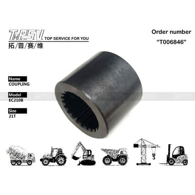 SA7117-30180 EC210B Escavatore Motore idraulico di accoppiamento nero con acciaio