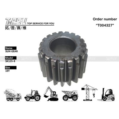 Facile da installare SK135-8 Escavatore Swing 2 Stage Sun Gear Reducer Parti di ingranaggi per officine di riparazione di macchine