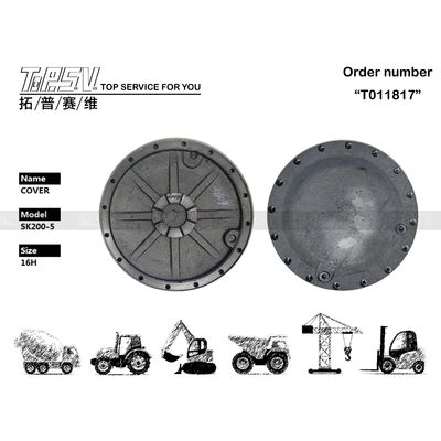 2414N4376 Dipende dal tipo di imballaggio SK200-5 Escavatore Coperchio del motore finale Borsa di trasporto imballaggio acciaio