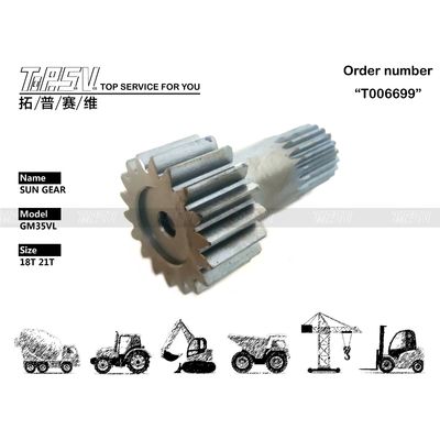 Customisable GM35VL Excavator Travel Sun Gear Box per macchinari officine di riparazione Acciaio