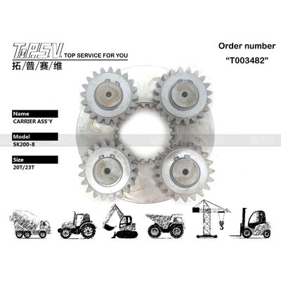 Potente e resistente il nostro pesante SK200-8 Swing escavatore 1 Stage Carrier ASSY con motore idraulico