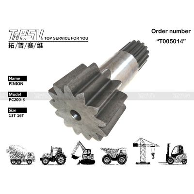 Compatibilità Compatibile con 205-26-71393 PC200-3 Swing Pinion dell'escavatore Marche e modelli di escavatore Parti motrici di viaggio utilizzate nelle macchine dell'escavatore