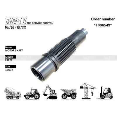 XJDG-00029 194-8280 Alta precisione E312C Excavator Travel Motor Shaft per sistema di trasmissione dell'escavatore Dimensione di imballaggio Dipende dal tipo di imballaggio