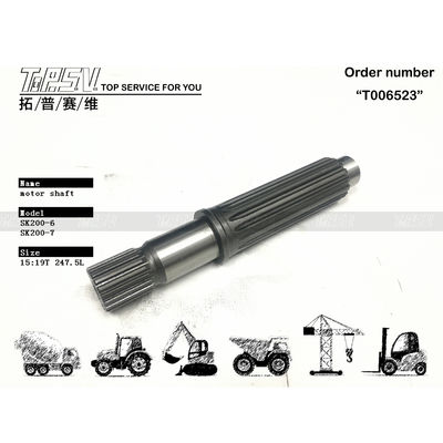 YN15V00017S009 Imballaggio per il trasporto SK200-6 Excavator Travel Motor Shaft per motore idraulico