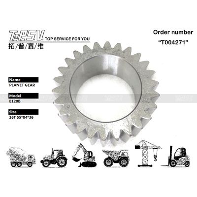 7I-7784 Tecnica di forgiatura E312 Swing di escavatore 2 stadio Ingranaggio planetario con materiale in acciaio e visualizzazione immagine Numero dentale