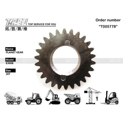 096-2960 Compatibilità E300B Excavator Travel 2 Stage Planetary Gear con vista colore nero Immagine