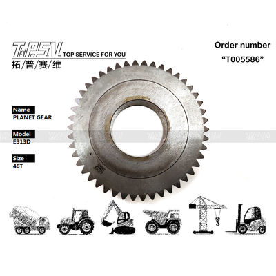 136-2836 Black Color E315 Excavator Travel 1 Stage Planetary Gear con basso livello di rumore e materiale in acciaio