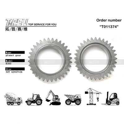 Basso mantenimento E303 Excavator Travel 2 Stage Planetary Gear in nero Alta durata