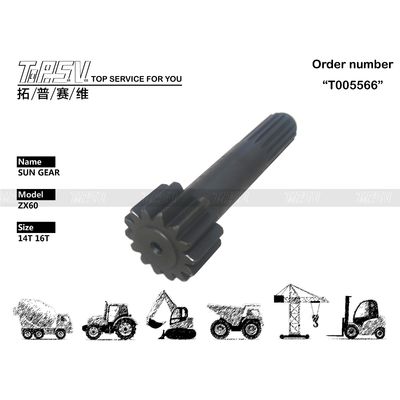 0922107 ZX60 Excavator Travel 1 Stage Sun Gear Gear Box Per officine di riparazione di macchine