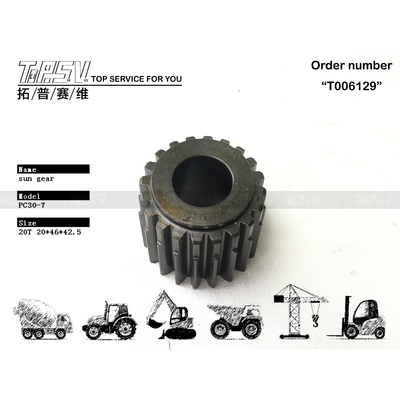 FUFRP-1159-08 Ingranaggio solare a 2 stadi per traslazione escavatore PC30-7 ad alta precisione, colore nero